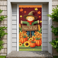 thumbnail image 3 of Colorful Theme Fall Decoration Scarecrow Design Thanksgiving Banner for Autumn Celebration Party Decoration Indoor, 3 of 8