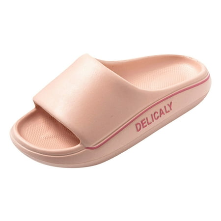 

Womens Slippers Slippers Summer Bathroom Slippers Indoor And Outdoor Fashion Simple Non Slip Flat Bottom Comfortable