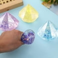 thumbnail image 4 of Roiihwy Aurora Diamond Squish Toys with Drawer, Slow Rebound Squeeze Stress Balls, Yellow, 1.97", Stress Relief Sensory Toys, 4 of 6