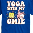 thumbnail image 3 of SpongeBob SquarePants - Yoga With My Omie Spongebob and Patrick - Men's Short Sleeve Graphic T-Shirt, 3 of 6