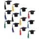 thumbnail image 2 of 12 mini birretes de graduación para decoración de botellas de vino., 2 of 7