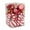 as picture show, variant on Candy Cane Christmas Ball Decorations,30 Pcs Shatterproof Plastic Red and White Candies Christmas Tree Hanging Ornaments for Home Holiday Christmas Tree Ornaments