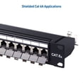 thumbnail image 3 of Cable Matters UL Listed 10Gbps Lot de 12 RJ45 Blindé Cat6A / Cat6 Keystone Jack avec Obturateur Intégré, 3 of 7