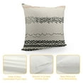 thumbnail image 4 of COMIO  Throw Pillow Covers Pattern Black and White Geometric Dots Lines of Borders Decor Pillow Cases Home Decorative Square Pillowcases, 4 of 5