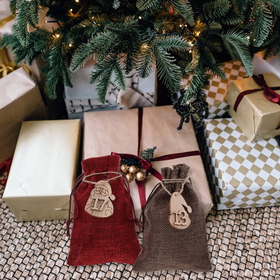 CRILSTYLEO Christmas Bakery Bags Cloth Small present Packaging 1 Set