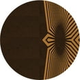 thumbnail image 1 of Ahgly Company Machine Washable Indoor Round Transitional Saddle Brown Area Rugs, 6' Round, 1 of 7