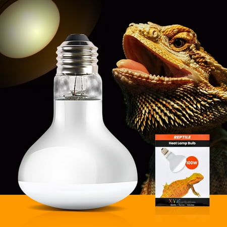 XYZReptiles 100-Watt UVA Lizard Heating and Basking Light for Thermoregulation in Terrarium