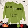 thumbnail image 5 of Riforla Family Pajamas Mom Funny Prints Sweatshirts for Family Long Sleeve Xmas Cute Pullover for Kids Mama Dad Matching Outfit for Festival Party Sweatshirt Pajamas for Women Green_006 M, 5 of 5