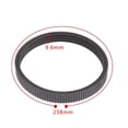 thumbnail image 5 of 2Pcs 9.6Mm Width Rubber Electric Planer Drive Belt for 1900B 225007-7 N1923B, 5 of 9