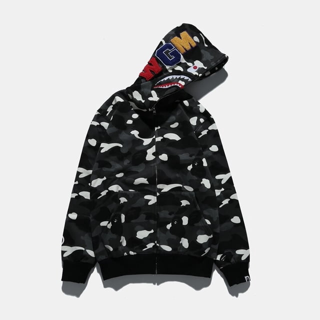 Sudadera con capucha de Mini tiburón japonés para mujer, traje Bilateral, cárdigan, chaqueta 3D, disfraz Punk Hip Hop, Top Harajuku, Y2K, nuevo, 2023