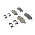 thumbnail image 2 of KarParts360 For Cadillac SRX 2010-2016 Disc Brake Pad Set Front Ceramic | With Mechanical Wear Sensor | With Shims Option | With Clips Option | Bonded Attachment Method, 2 of 4