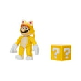 thumbnail image 5 of Super Mario Bros Movie 5 Inch Cat Mario Action Figure with Question Box Accessory, 5 of 9