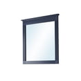 thumbnail image 4 of ANGELES HOME 33" x 32" Wall-Mounted Vanity Mirror, Solid Wooden Framed Makeup Mirror, Bathroom Wall Mirror for Bedroom Living Room Entryway, Navy Blue, 4 of 10