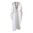 thumbnail image 4 of IWRICH Men's Abaya (Bisht) - Cloak Arab Dress White XL, 4 of 5