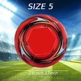 thumbnail image 2 of Soccer Ball Size 5 Official Size Match Ball for Club Competition Training Red, 2 of 7