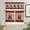 Lovedol8686, variant on Laundry Room Clothes 3 PCS Kitchen Curtain Valance and Tiers Set, Rod Pocket Small Half Tier Valances Window Curtains Panel, Wash Dry Iron Fold 55"x36" (Set of 2 Tiers & Valance)