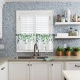 thumbnail image 3 of Botanical Prints Kitchen Curtains Valances for Windows, Plants Branch Short Curtains & Drapes, Blackout Curtains Rod Pocket Window Treatments for Bathroom Bedroom 54x18 Inch, 3 of 5