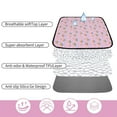 thumbnail image 6 of Self-Warming Pet Mat for Cats and Dogs 11.8x15.7 Inch Thermal Reflective Pad Non-Slip Base Indoor Outdoor Washable Rainbow Design Washable pet pad, 6 of 6