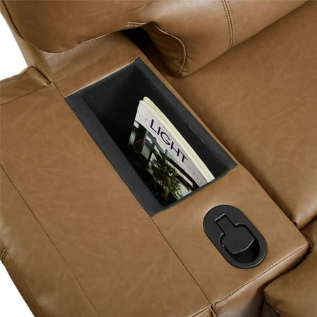 Better Homes & Gardens Moore Deluxe Rocking Recliner, Multiple Colors, (Acorn)