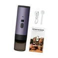 thumbnail image 4 of Lipstore Capsule Coffee Machine Premium Car Espresso Maker for Office Kitchen Camping Purple, 4 of 8