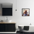 thumbnail image 3 of Stupell Industries Bathtub Bear with Graffiti Typography Painting Black Floater Framed Canvas Art Print Wall Art, 18 x 18, 3 of 10
