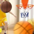 thumbnail image 3 of Baloncesto silencioso con aro, pelota deportiva silenciosa para niños y adultos, de poco ruido Café Tamaño 5, 3 of 8