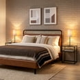 thumbnail image 3 of EDISHINE Table Lamps set of 2 for Living Room Bedroom Modern Style Pull Chain Switch, 3 of 9