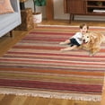 thumbnail image 4 of SAFAVIEH Striped Kilim Ethel Striped Area Rug, Beige, 3' x 5', 4 of 12