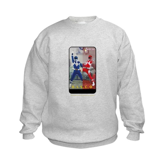 CafePress - Power Rangers Disco - Kids Sweatshirt, Youth Crew Neck Sweatshirt