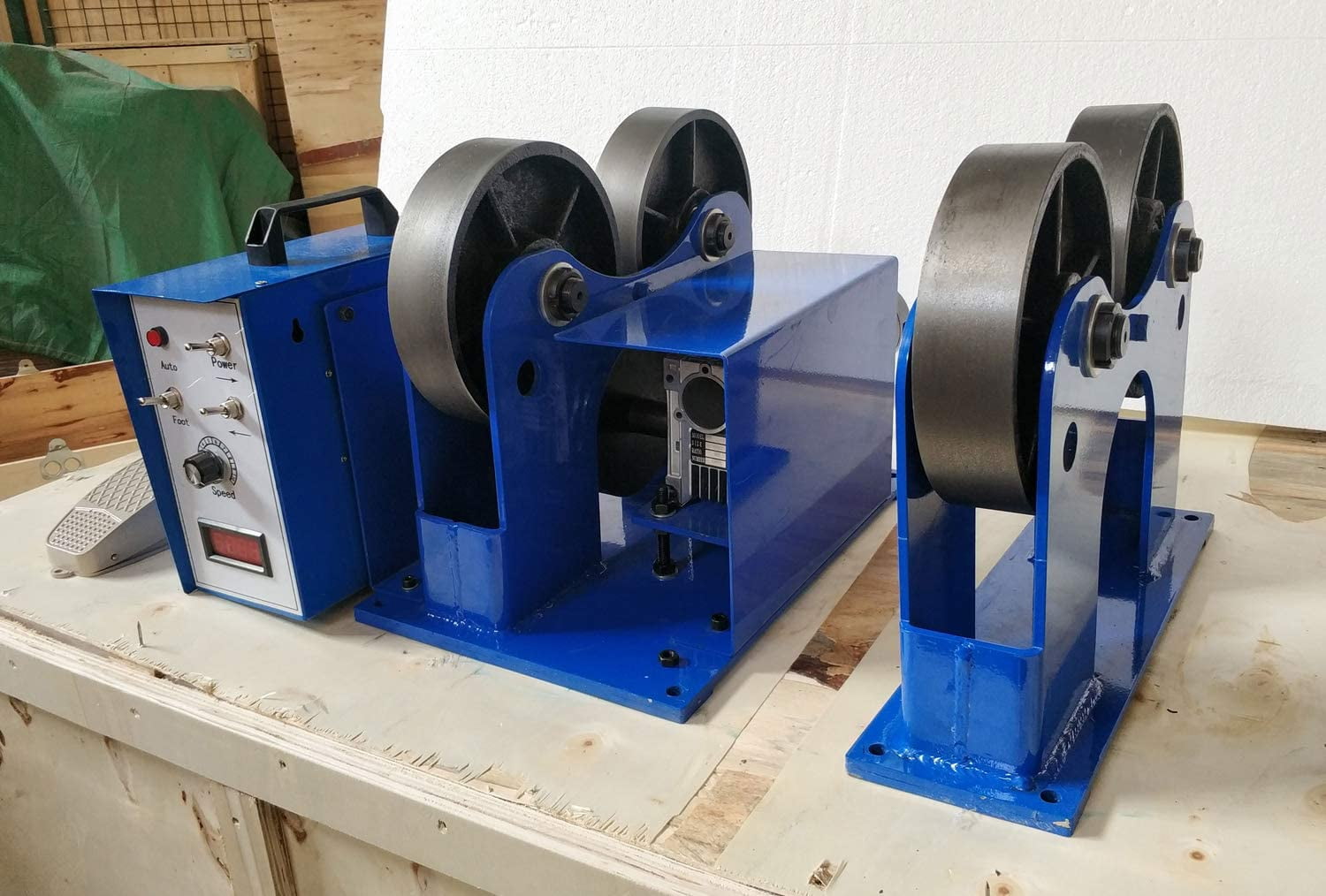 TECHTONGDA Tank Turning Rolls Welding Support Positioner Roller Welder