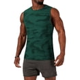 thumbnail image 3 of Sleeveless Shirts for Men Quick Dry Camo Tank Tops Casual Summer Relaxed Fit Muscle Tank Top Lounge Athletic Shirts Cool Tops, XL, 3 of 6