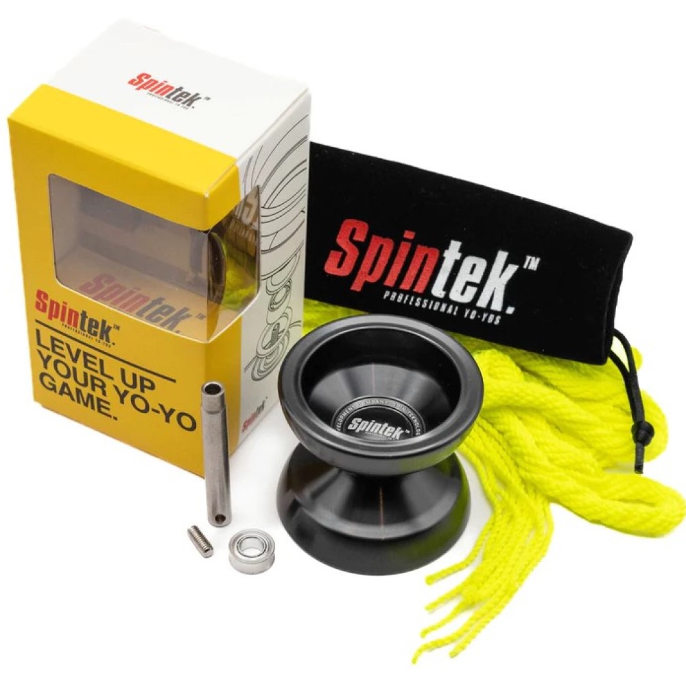 Spintek R1 Pro Yo-Yo - Responsive YoYo with Unresponsive Bearing Kit Included (Space Gray)