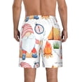 thumbnail image 3 of Naloa Gnome Camping Men's Beach Shorts, Surfing shorts, Swim trunks, Quick Dry Swim Trunks for Surfing Beach Fun - Small, 3 of 9