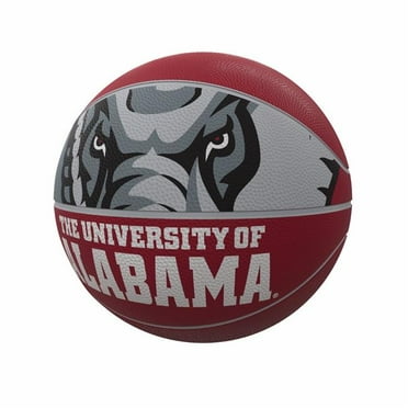 Logo Brands 102-91FR-1 Alabama Mascot Official-Size Rubber Basketball