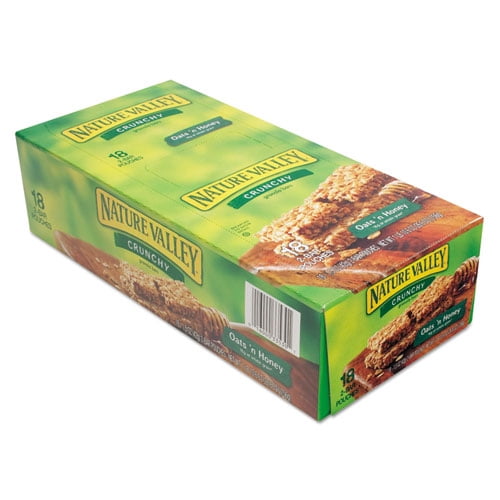 Granola Bars, Oats'n Honey Cereal, 1.5 Oz Bar, 18/box | Bundle of 5 Boxes