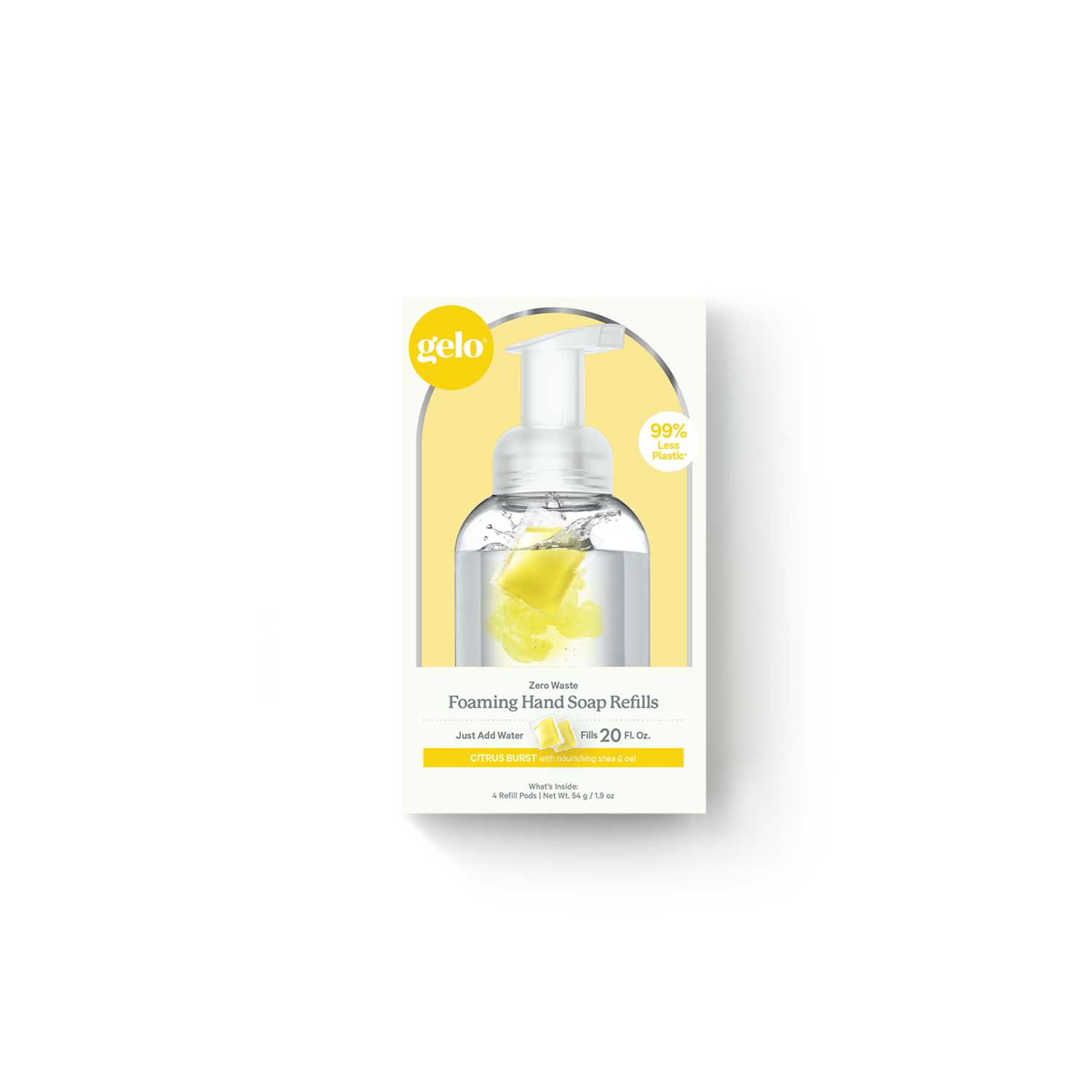 Gelo Foaming Hand Soap Refill Pod, Citrus Burst, 20 Fl Oz