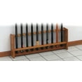 thumbnail image 4 of Wooden Mallet PRC10MO 10 Pool Cue Rack - Medium Oak, 4 of 4