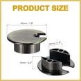 thumbnail image 2 of Desk Grommet 1.4 Inch,Zinc Alloy Round Desk Hole Cover,35mm,Bronze, 2 of 7