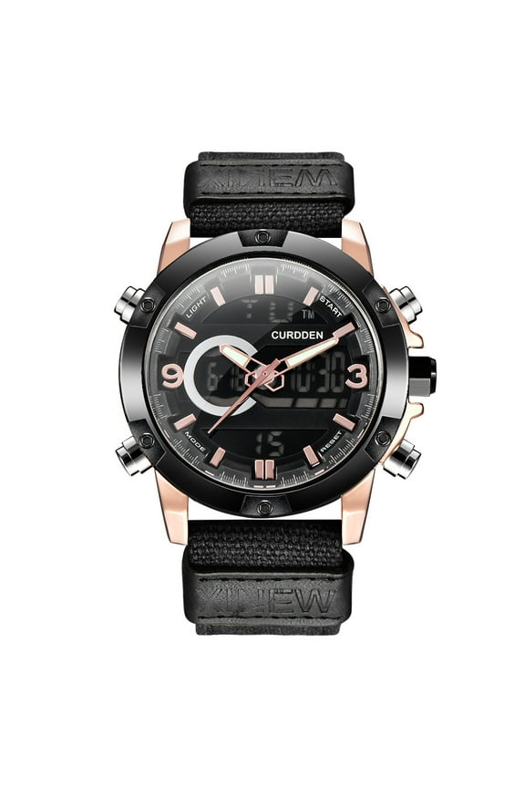 Military Sport Quartz Watch for Men Waterproof Digital Display Multifunctional Rugged Build Watches Perfect Fathers Day Gifts for Dad ,Anniversary Birthday Gifts for Men