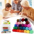 thumbnail image 2 of Multi-Piece Crochet Yarn Kit for Beginners and Professionals - Complete Knitting Kit with Tools for DIY Sweaters and Scarves, Includes Storage Bag, 2 of 5