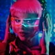 thumbnail image 4 of 2 pares de gafas con visera Led, Control Dual, 7 colores y 4 modos, gafas futuristas, gafas iluminadas, gafas Rave, gafas luminosas, 4 of 5