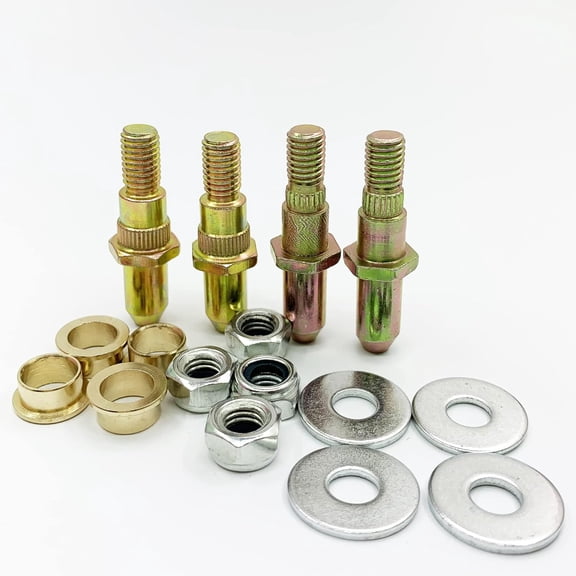 Silverado Door Hinge Pin and Bushing Repair Kits Compatible with 1999-up GMC Sierra Yukon Chevrolet Silverado Chevy Avalanche Suburban Tahoe Truck SUV Door Hinge Roller Pin Replace 19299324 38453