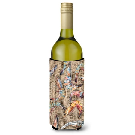 

Caroline s Treasures 8738LITERK Shrimp Wine Bottle Hugger Wine Bottle multicolor