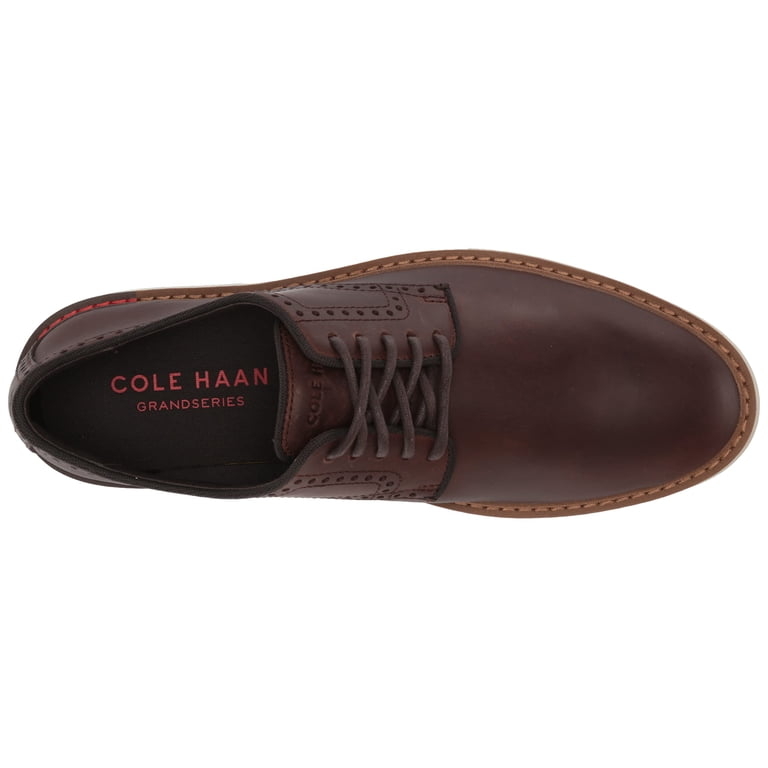Cole Haan Mens Go-To Plain Toe Oxford (Dark Coffee, 10 