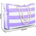 thumbnail image 4 of Beach Bags for Women Large Waterproof Beach Tote Bag Zipper Beach Bags Waterproof Sandproof Swim Pool Bag Large Tote, 4 of 5
