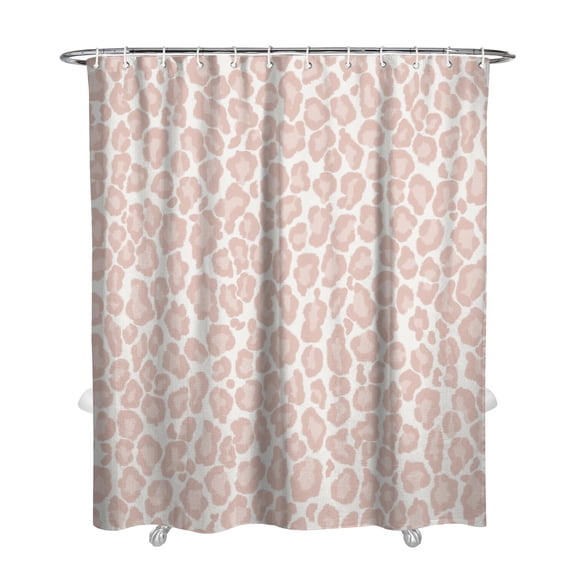 Leopard Spots Shower Curtain, Waterproof Fabric Bathroom Shower Curtain with Plastic Hooks, Machine Washable Abstract Animal Print, Cute Cartoon Design, Dynamic Pattern Aesthetic Decor