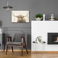 thumbnail image 5 of Epic Art 'Highland Cow Shiplap' by James Wiens, Acrylic Glass Wall Art, 24"x16", 5 of 8