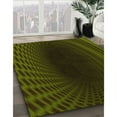 thumbnail image 2 of Ahgly Company Indoor Square Patterned Olive Green Area Rugs, 5' Square, 2 of 6