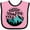 Pink and Black, variant on Inktastic Pigeon Forge, Tennessee Mountains Boys or Girls Baby Bib