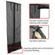 thumbnail image 4 of Puerta mosquitera magnética de 29 x 80 pulgadas, puerta estrecha, para autocaravanas, importación/exportación, para acampar, transpirable, parasol, cortina plegable de malla fina para caravanas, remol, 4 of 6
